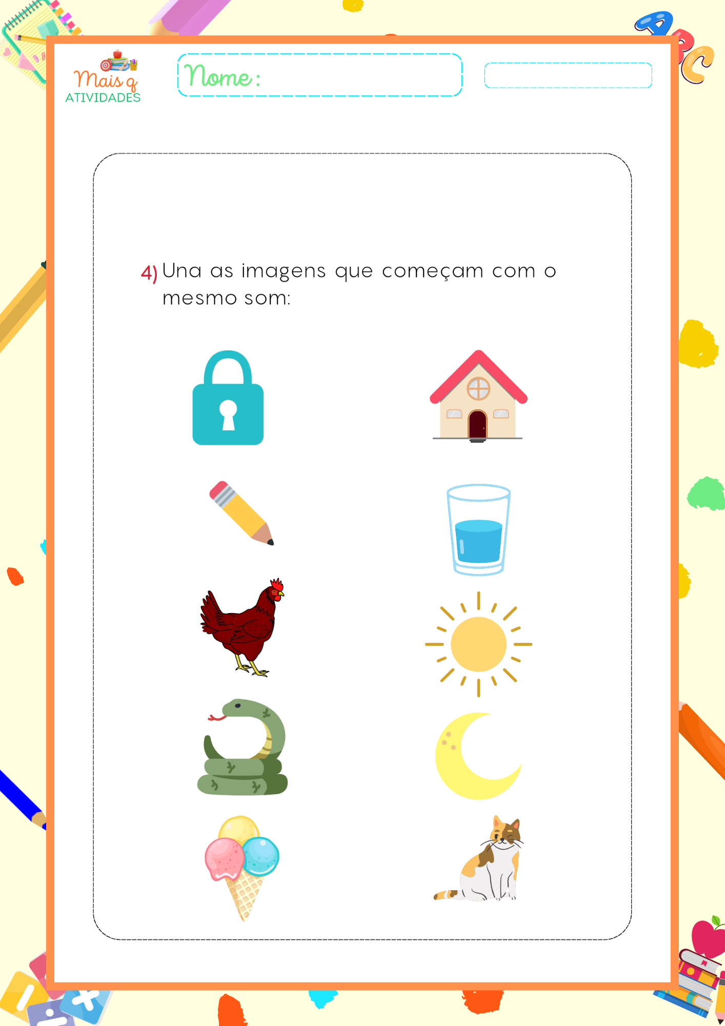 Caderno de aliteração e rima